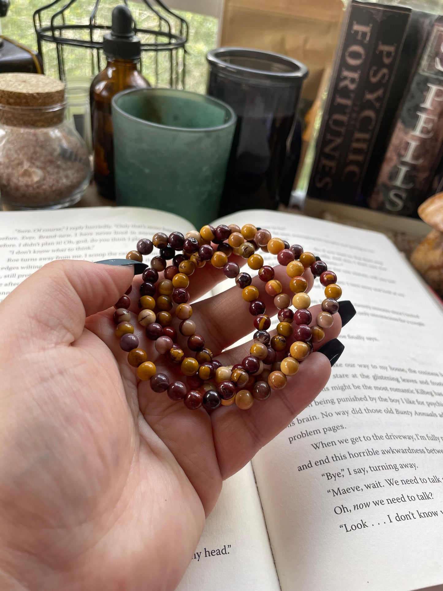 Mookaite Bracelets {4mm and 6mm}