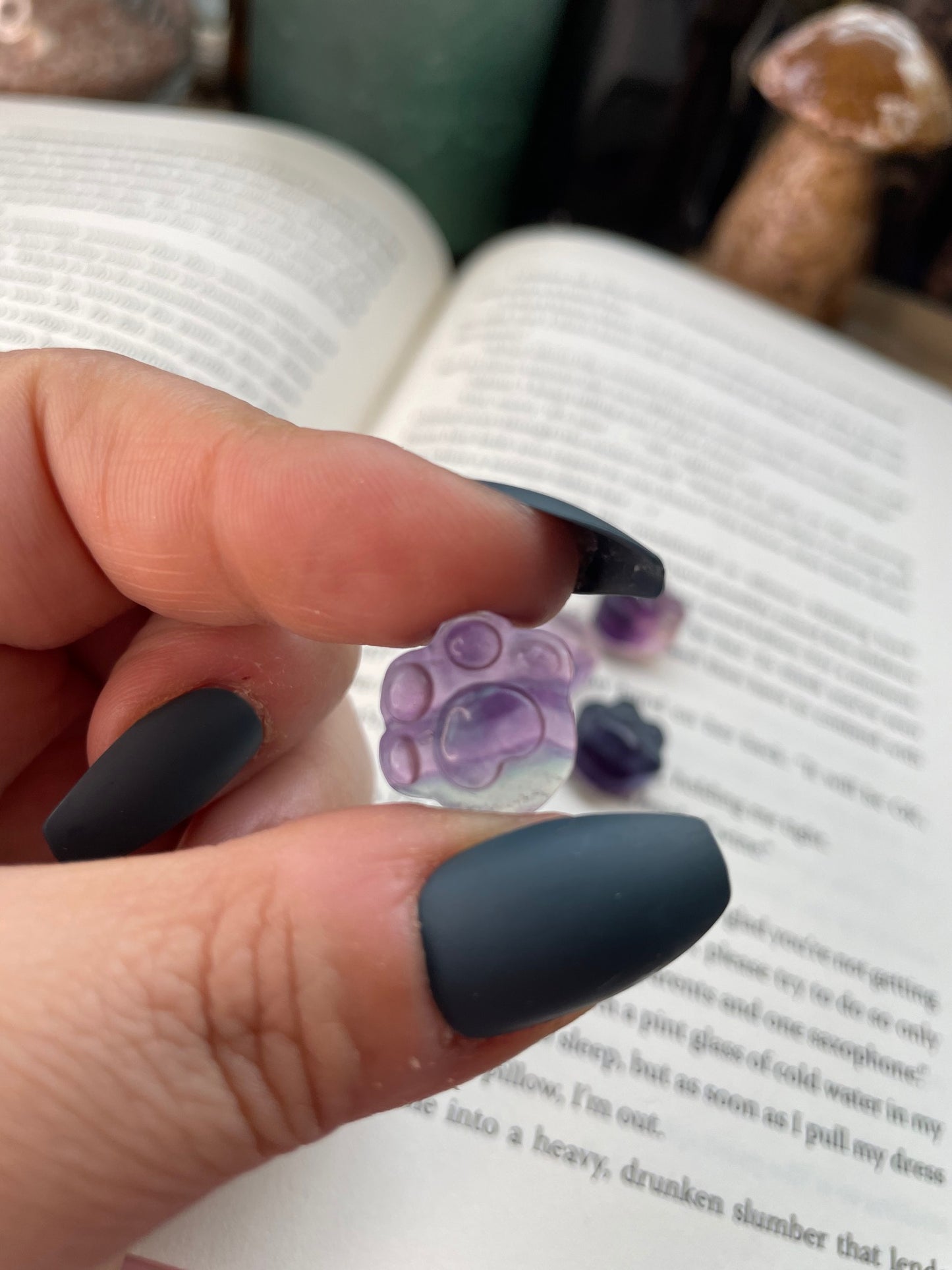Fluorite Paw Prints