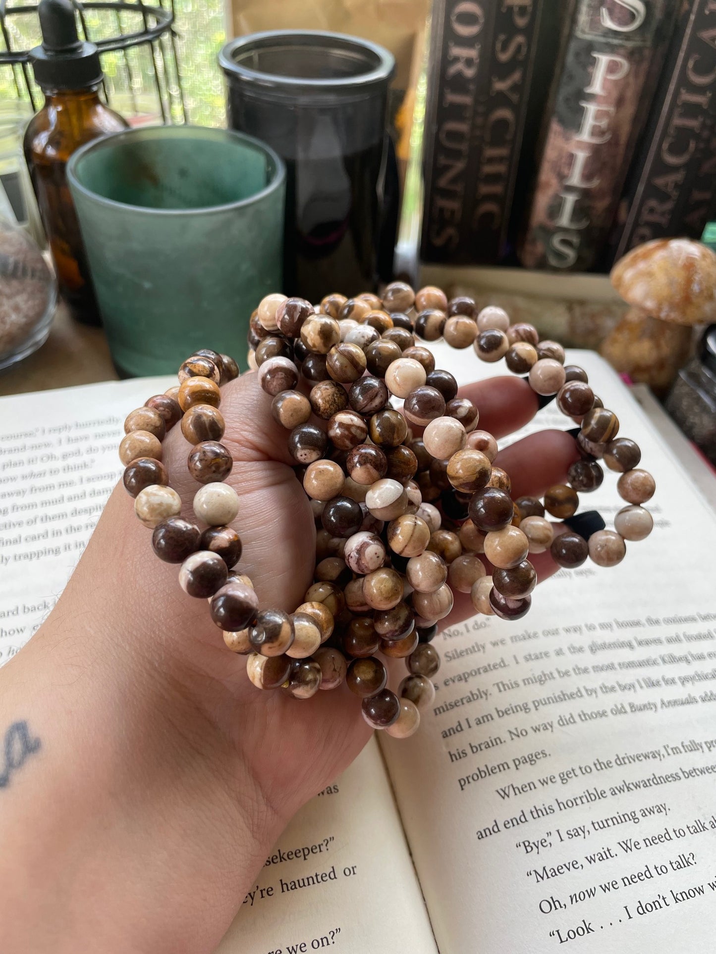 6 mm Chocolate Calcite Bracelets