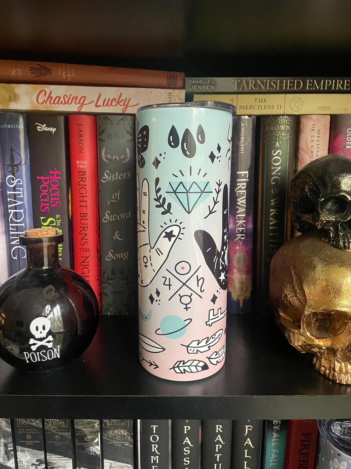 Pastel Evil Eye 20 oz Skinny Tumbler