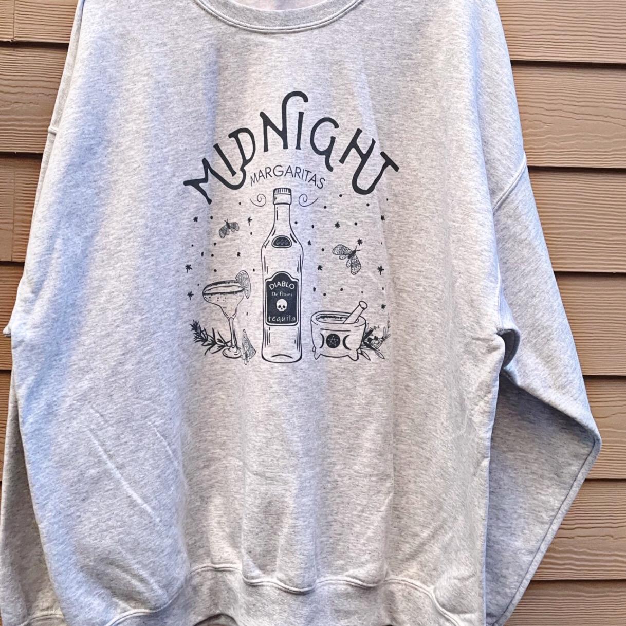 Midnight Margaritas 50/50 Fleece Crew  Sweatshirt