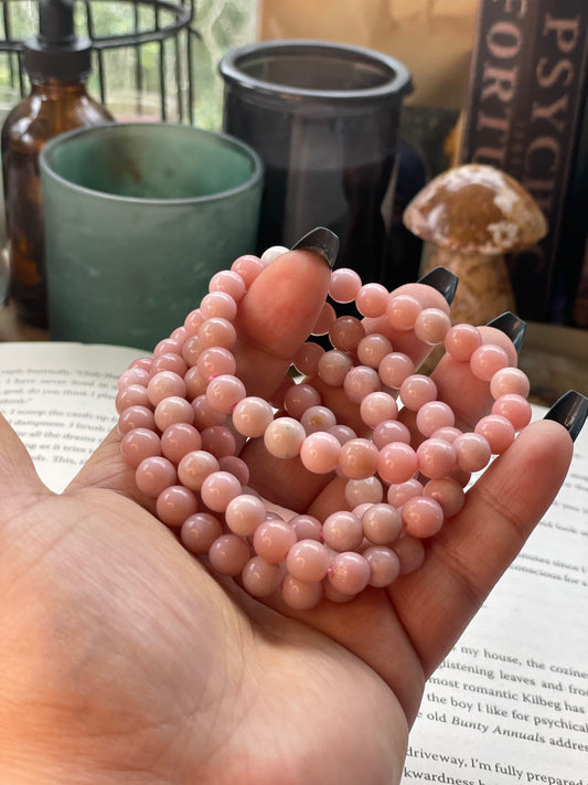 Pink Opal 6mm Bracelet