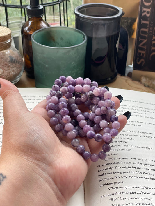 Lepidolte 6mm Bracelet