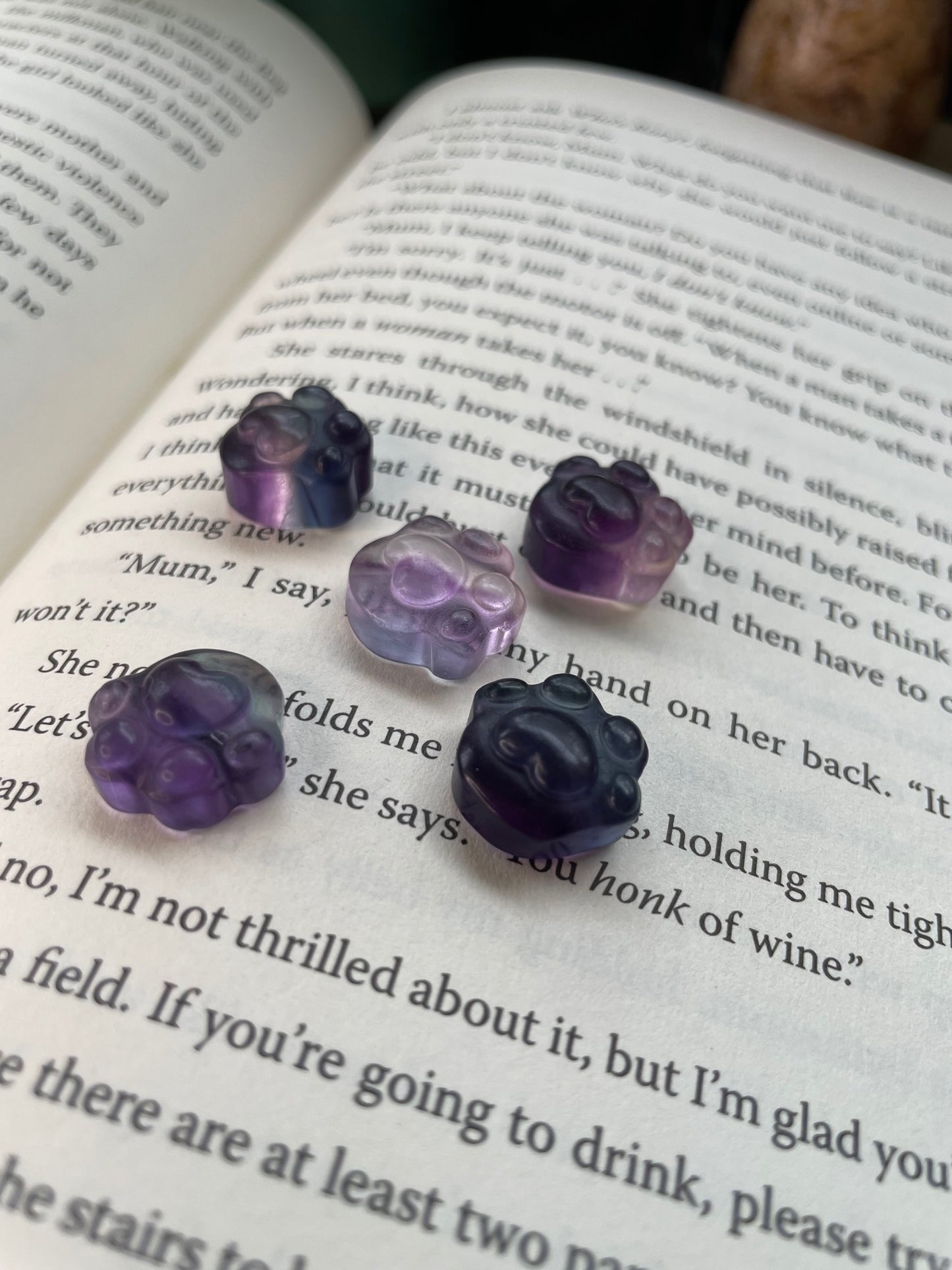 Fluorite Paw Prints