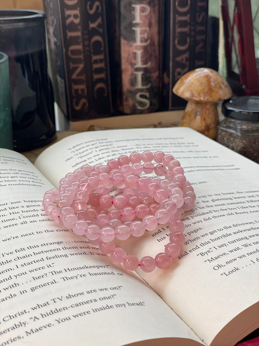 6 mm Rose Quartz Bracelet