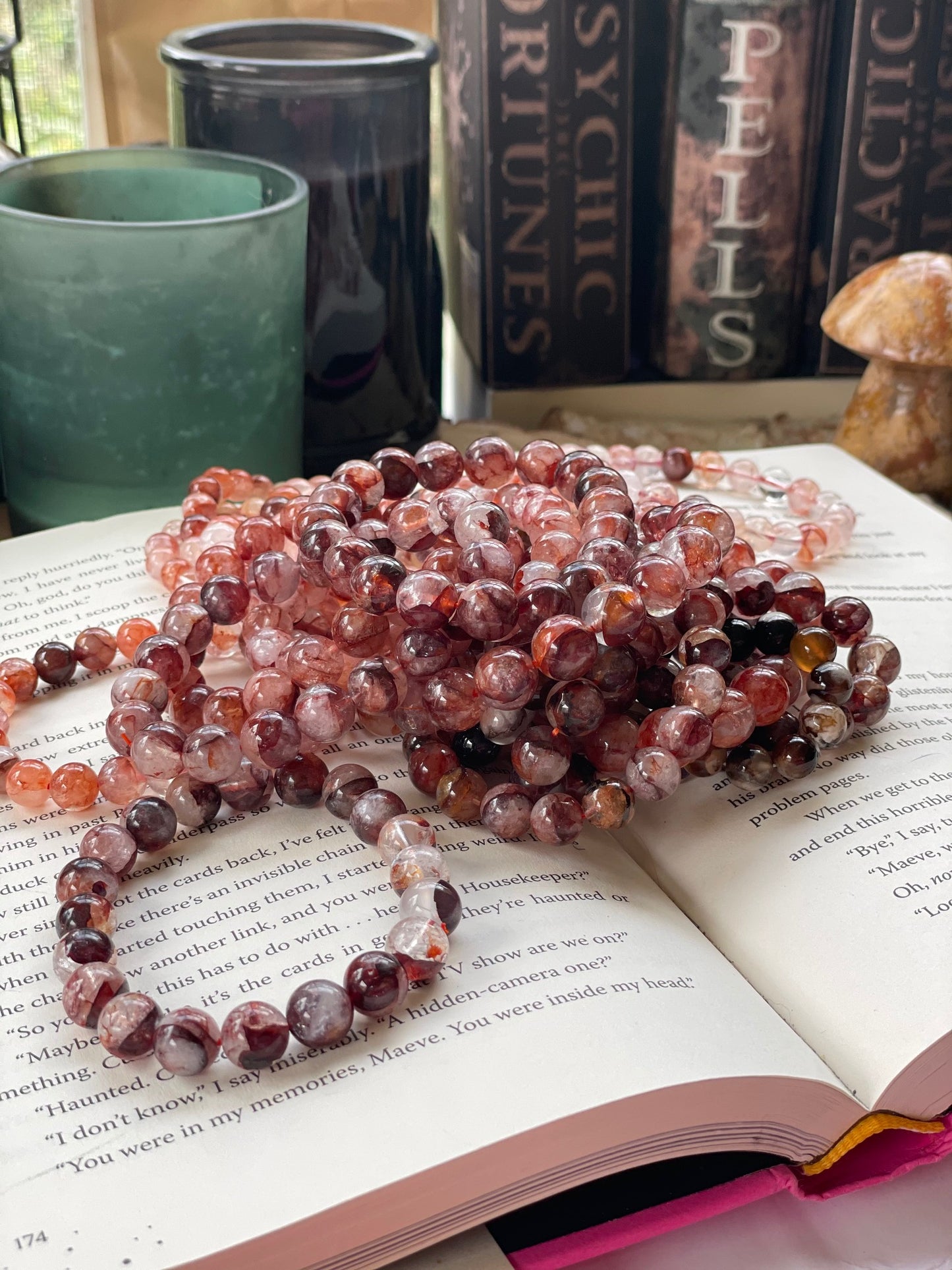 6mm Fire Quartz Bracelet