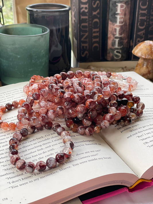 6mm Fire Quartz Bracelet