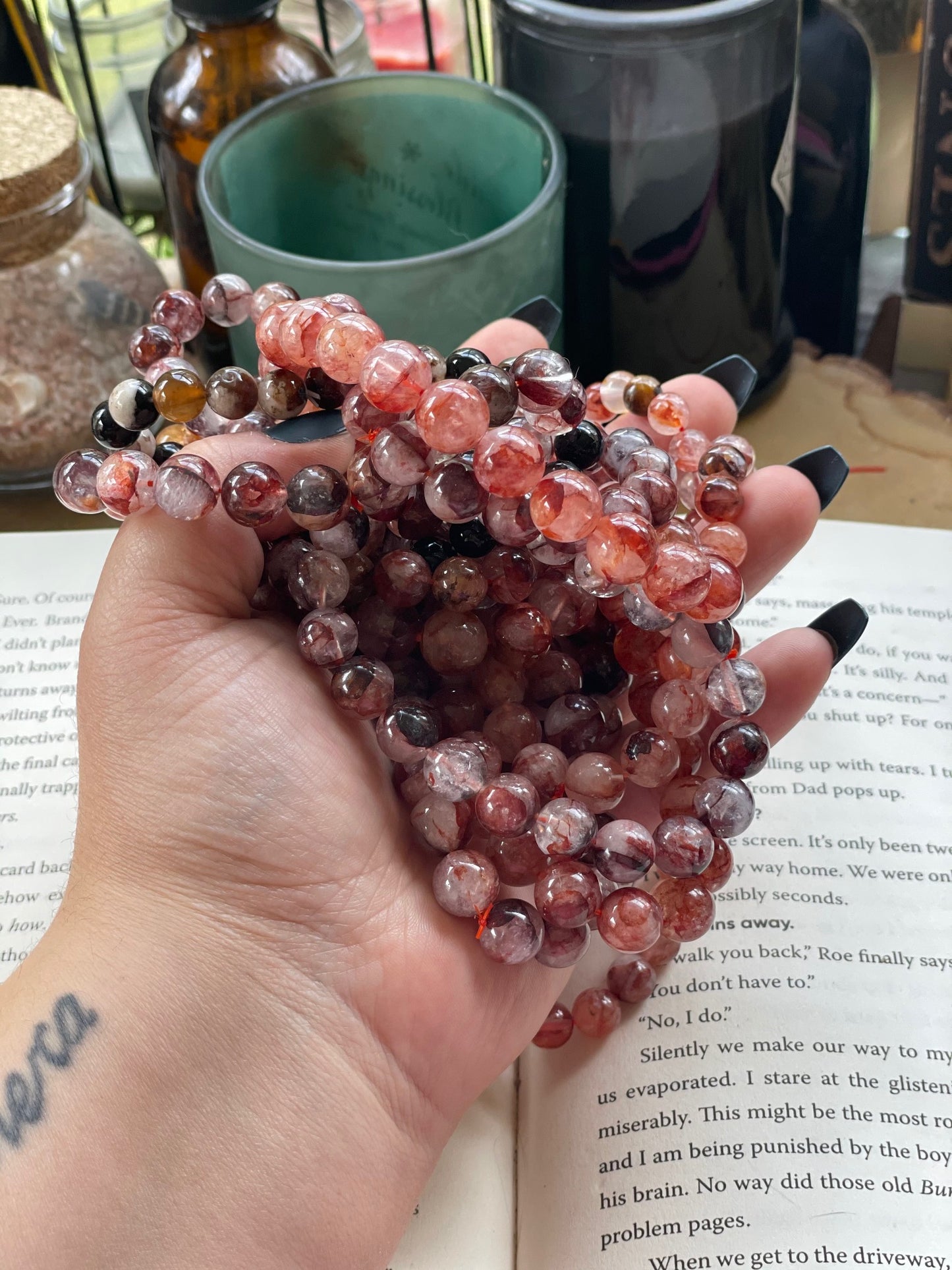 8 mm Fire Quartz Braacelet