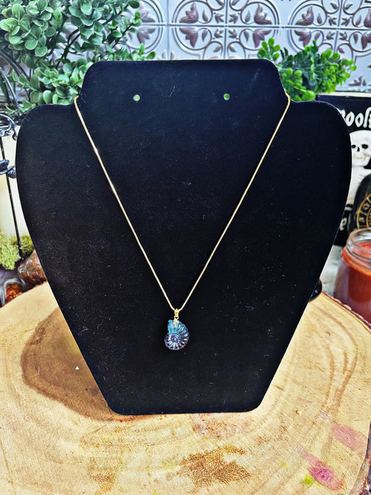 Fluorite Conch Necklace (Vanessa's Necklace)