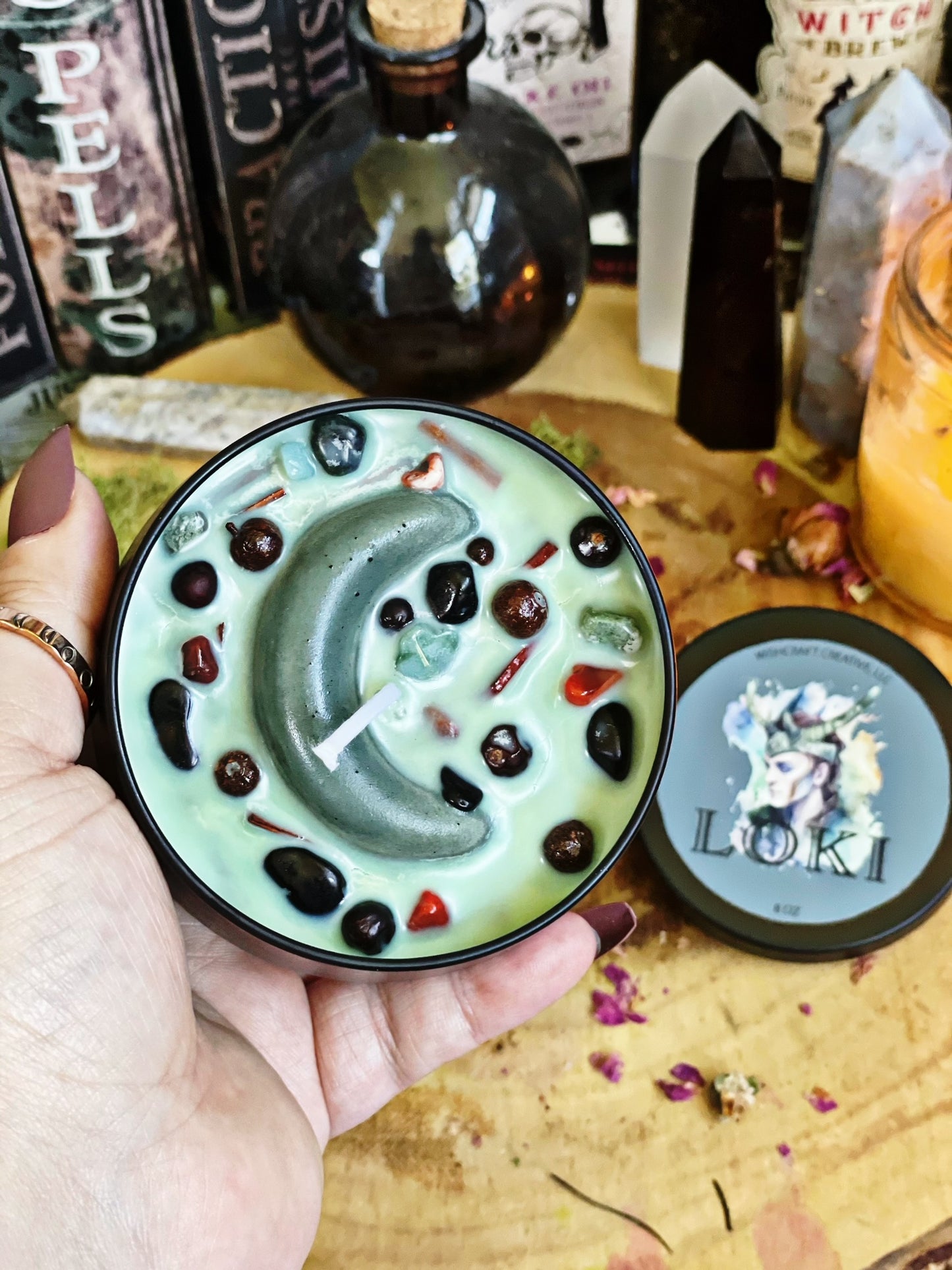 Loki Deity Candle