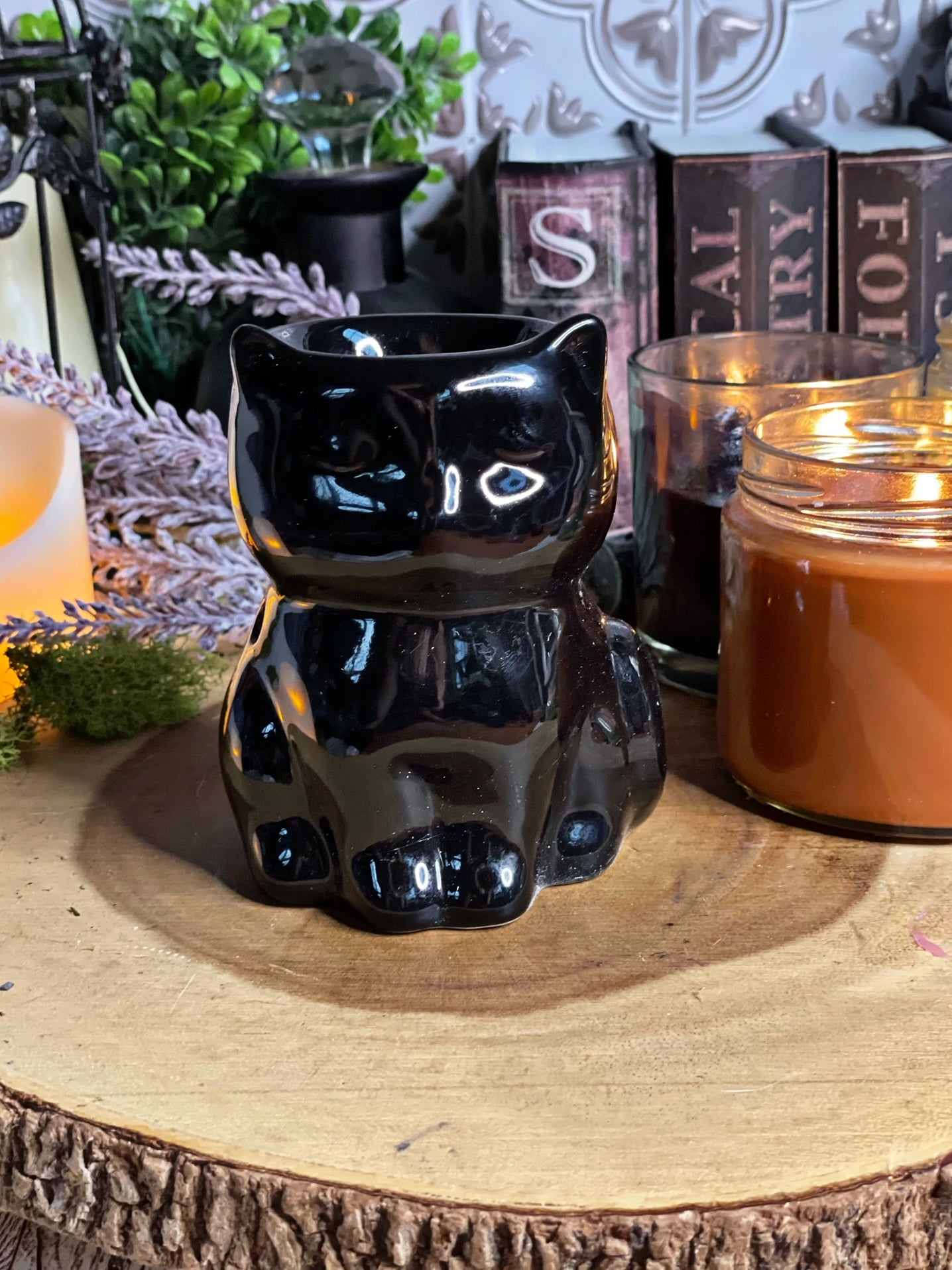 Black Cat Oil/Wax Melt Burner