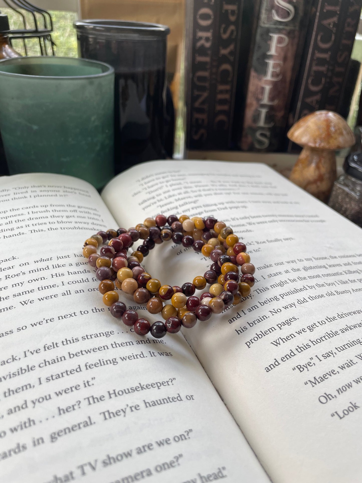 Mookaite Bracelets {4mm and 6mm}