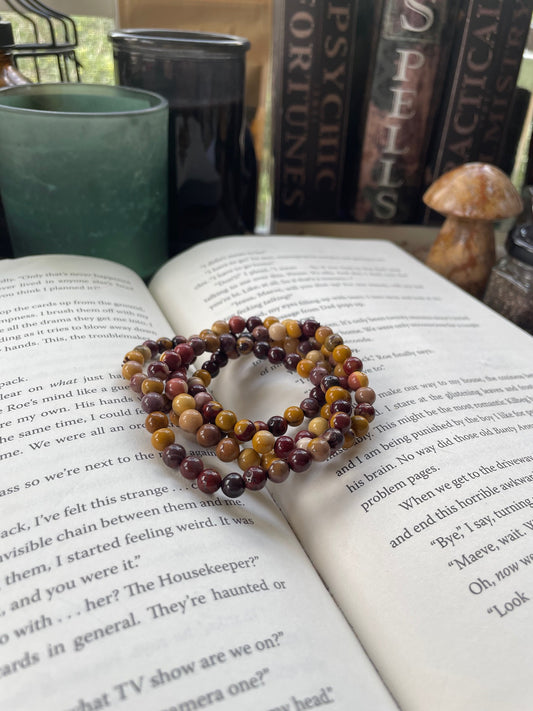 Mookaite Bracelets {4mm and 6mm}