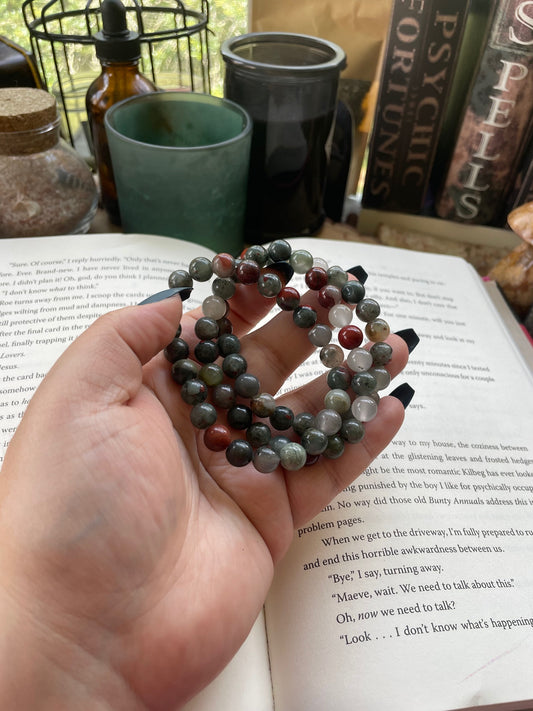 6mm Bloodstone Bracelet