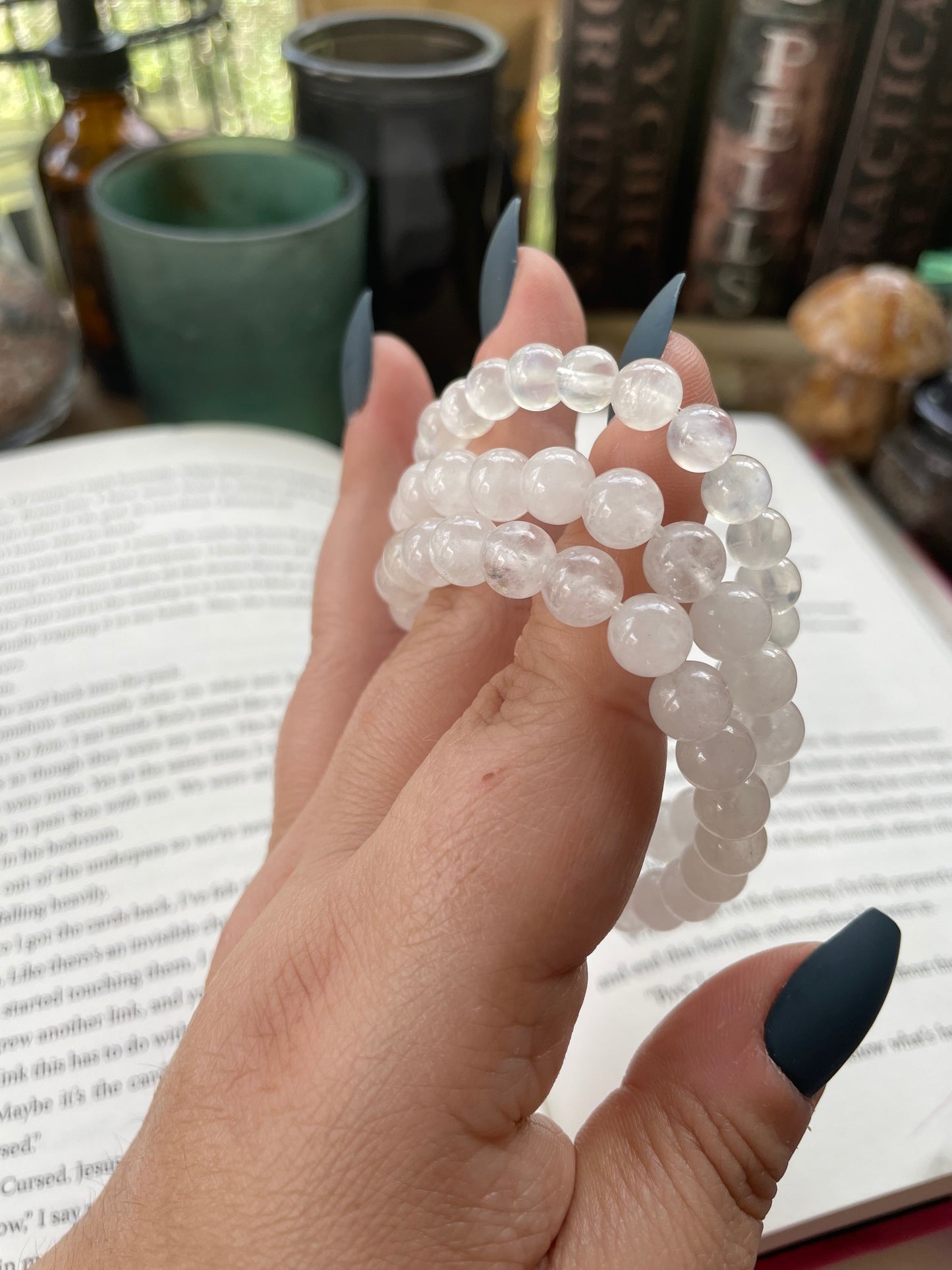 6 mm Clear Quartz Bracelet