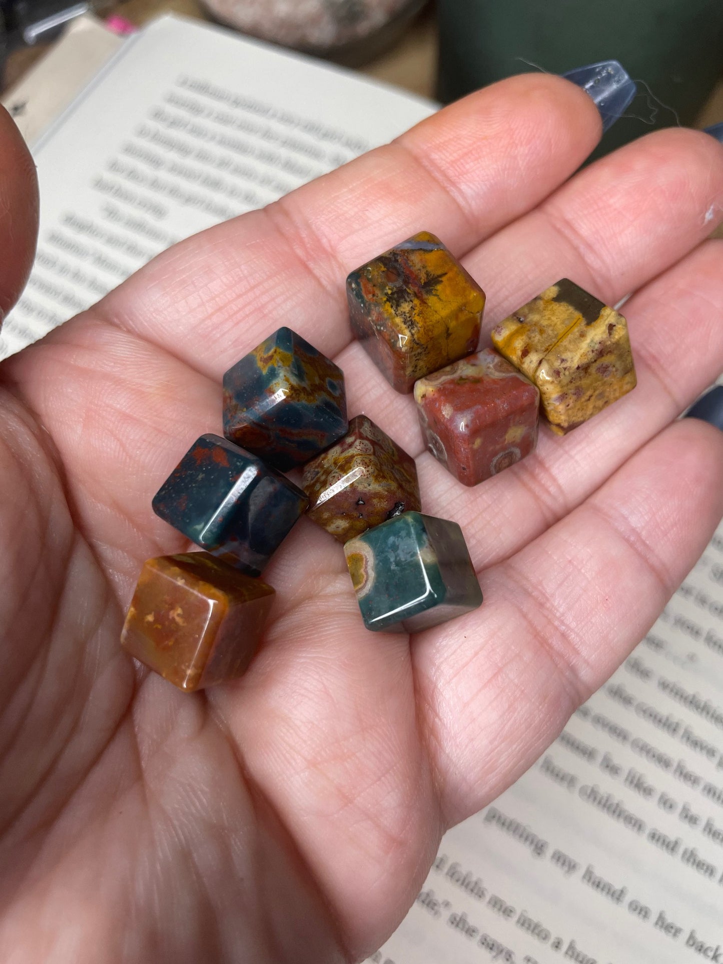 Ocean Jasper Mini Cube
