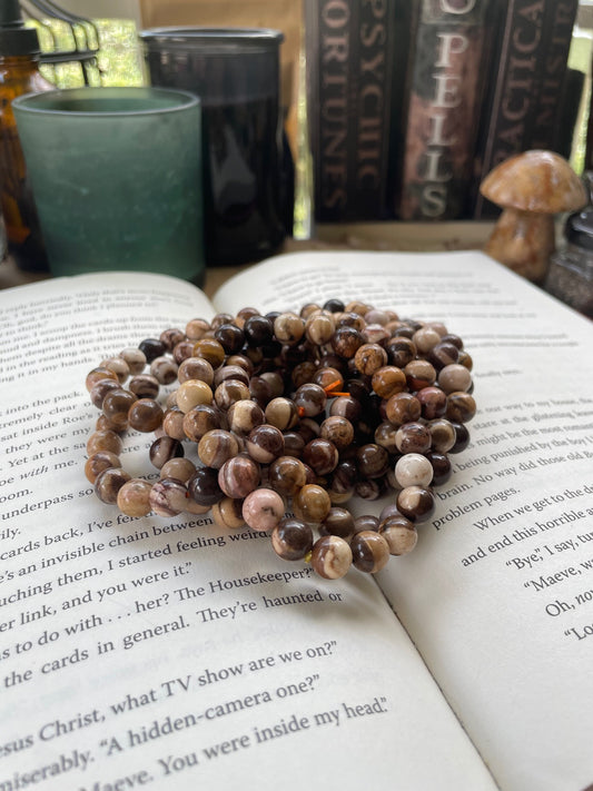 6 mm Chocolate Calcite Bracelets