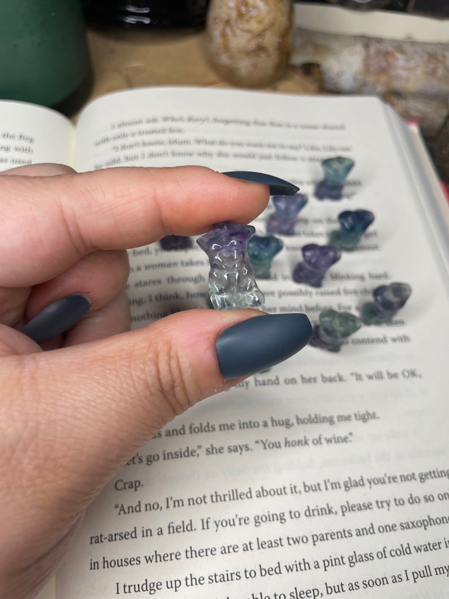 mini Fluorite Man Body