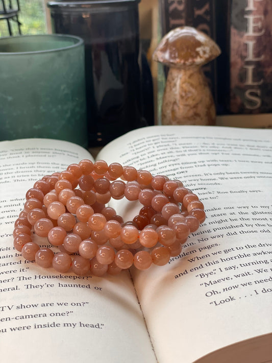 Peach Moonstone Bracelets