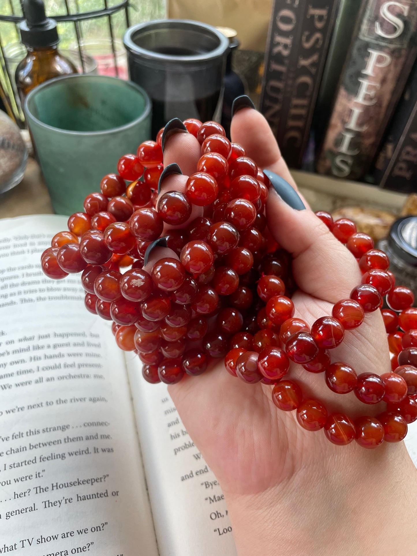 10 mm Carnelian Bracelet