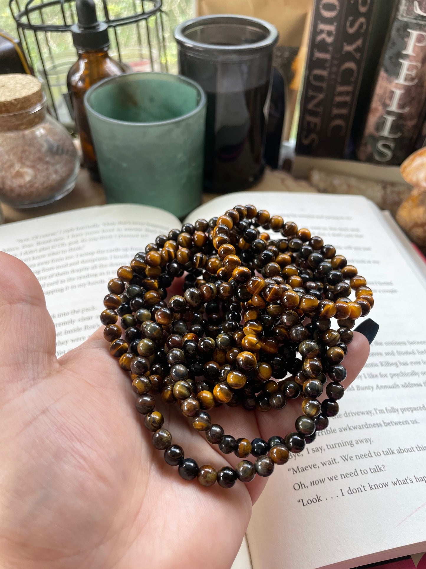 4 mm Tigers Eye Bracelet