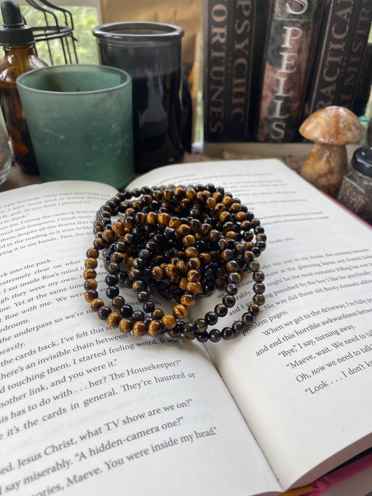 4 mm Tigers Eye Bracelet