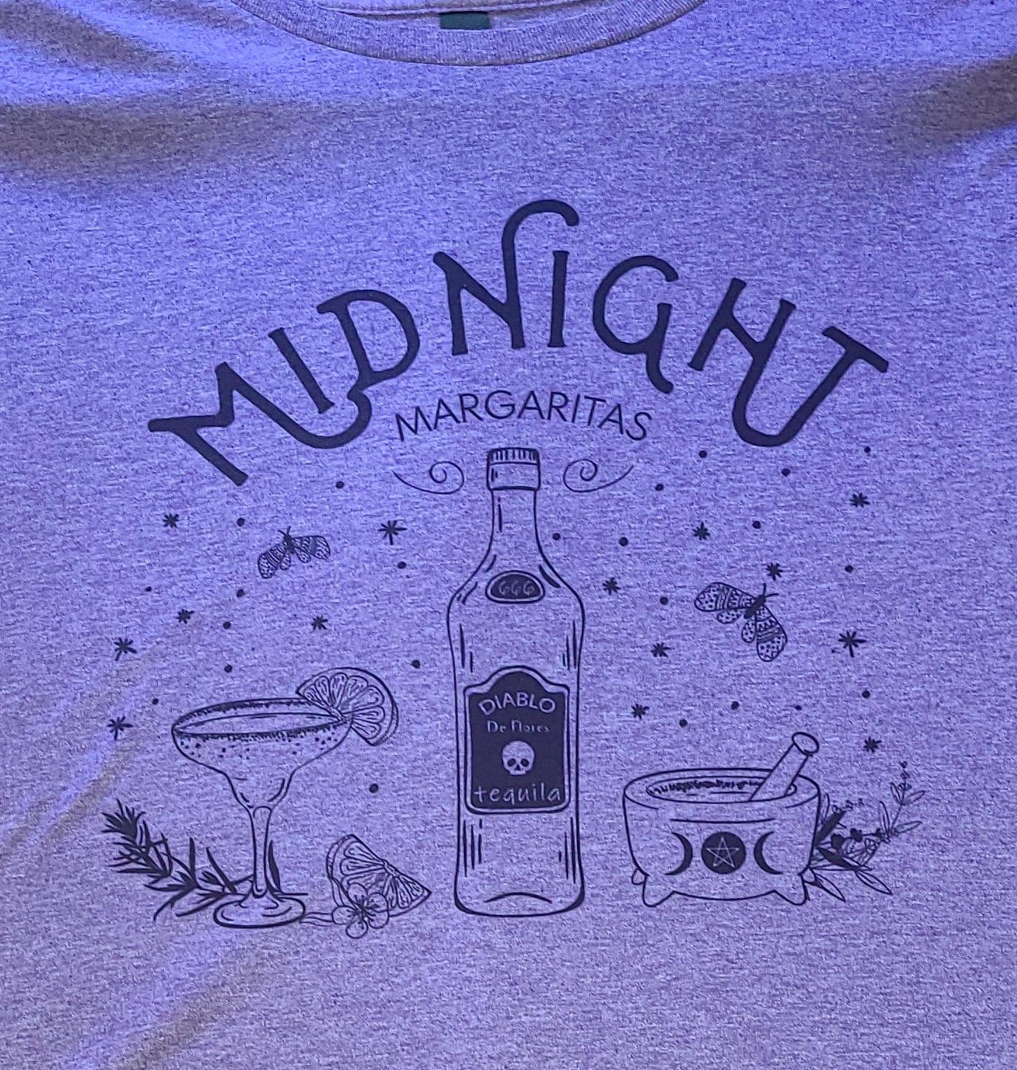 Midnight Margaritas Soft Style T-shirt | Heather Colors | Poly & Cotton Blend