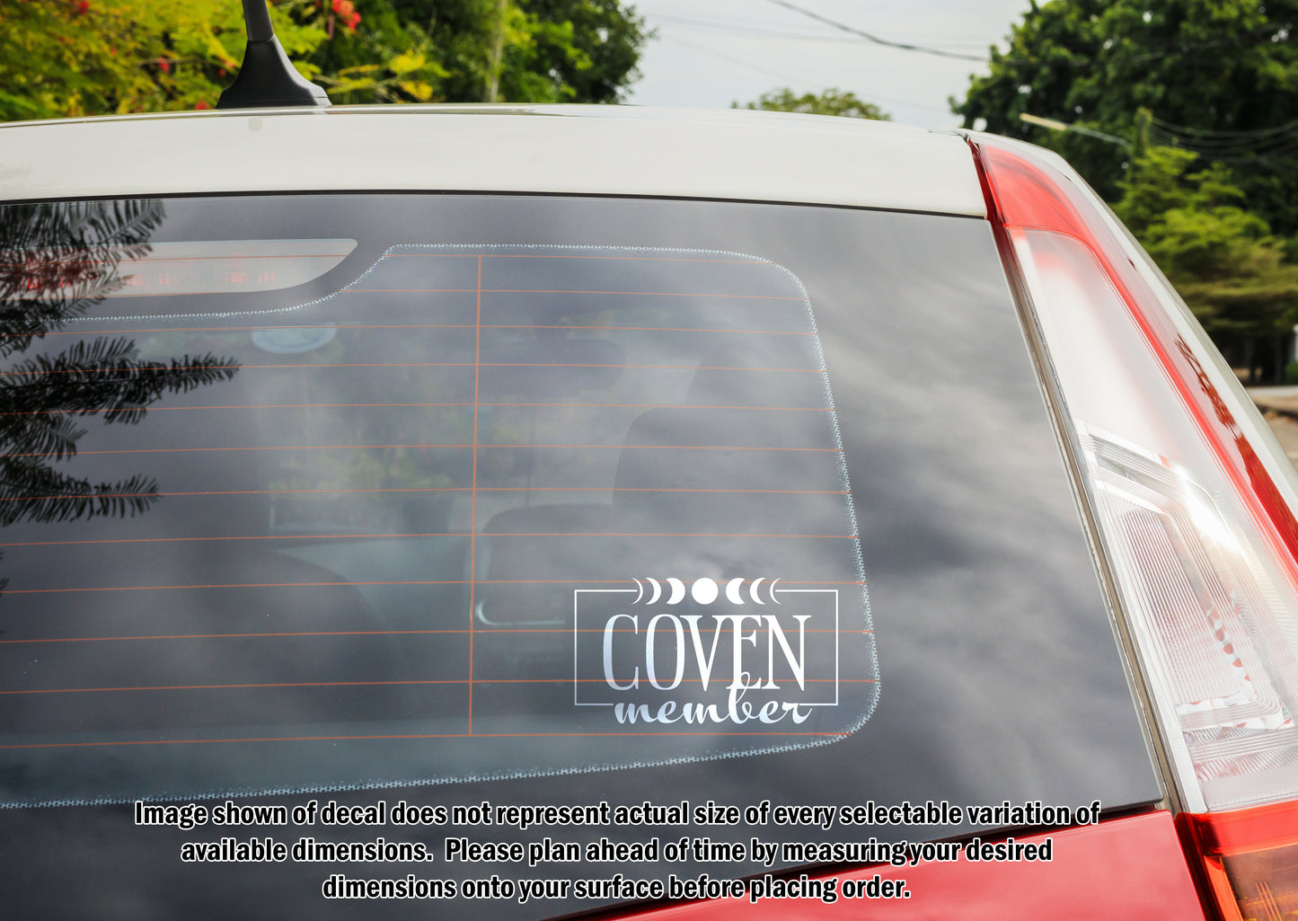 Coven Member Permanent Vinyl Decal