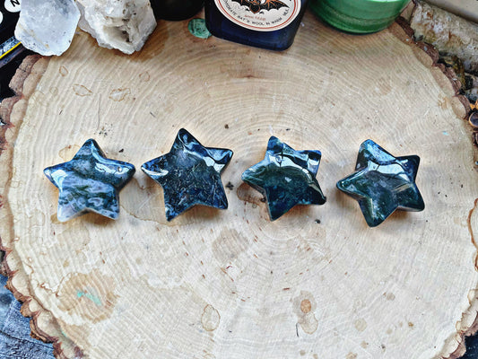 Moss Agate Star
