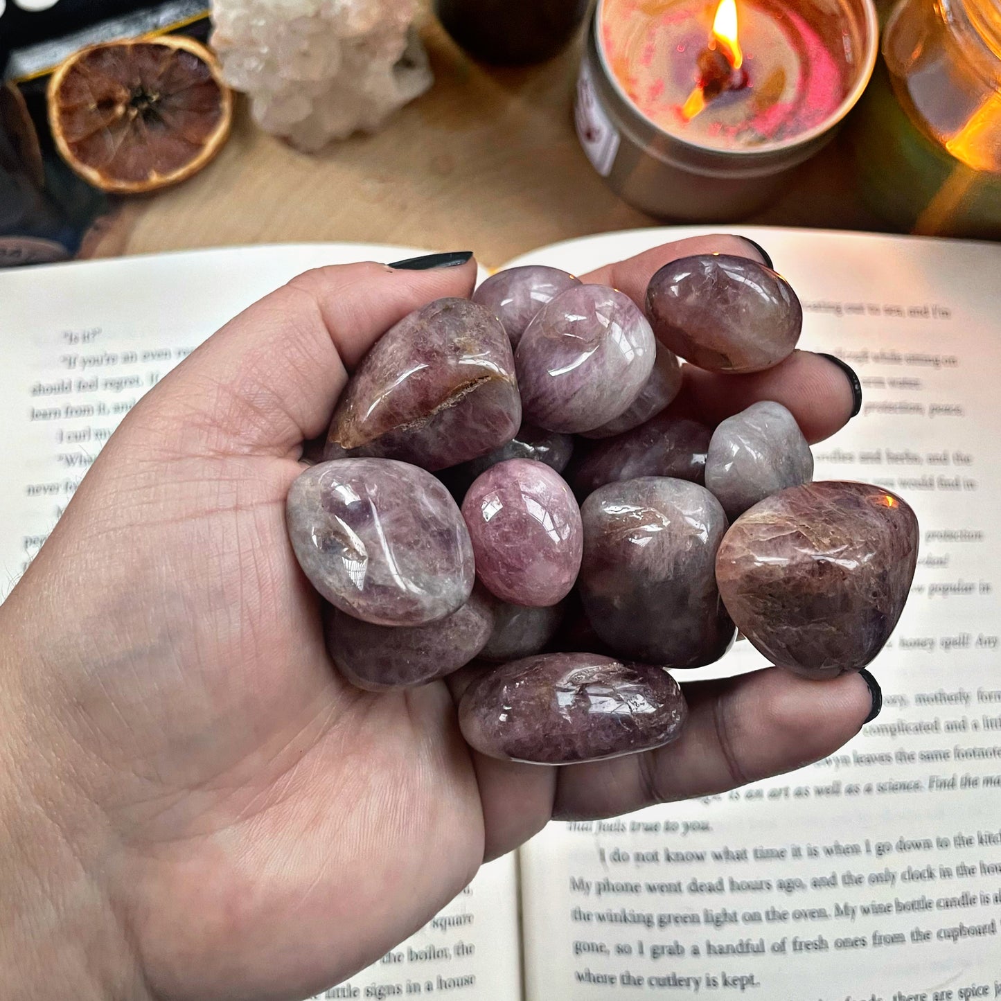 Lavender Rose Quartz Tumble