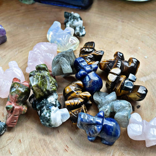 Mystery Mini Elephant Carving