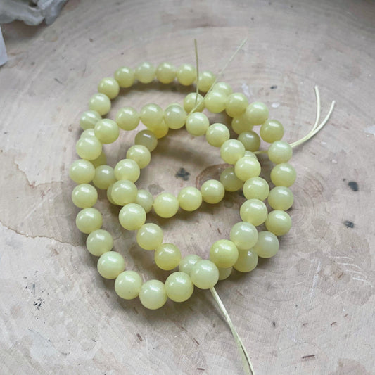 Lemon Jade 6 mm Bracelet