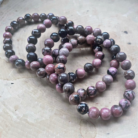 Rhodonite 8mm Bracelet