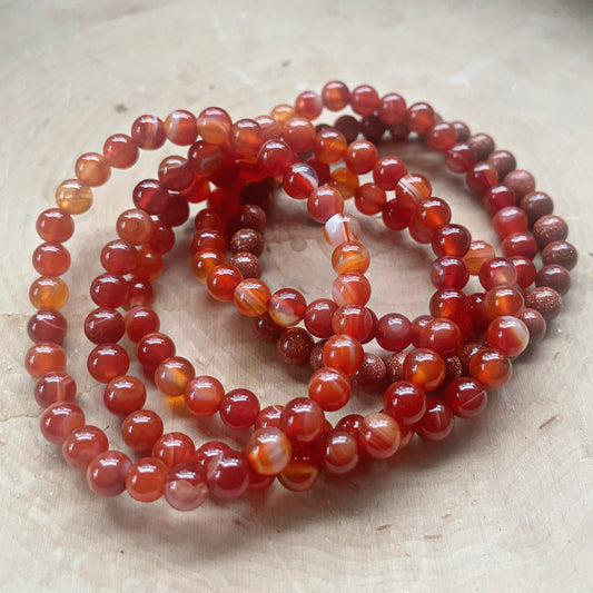 Carnelian 6mm Bracelets