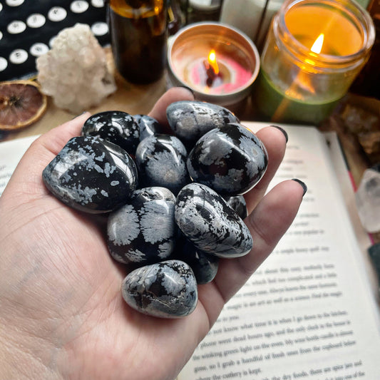 Snowflake Obsidian Tumble