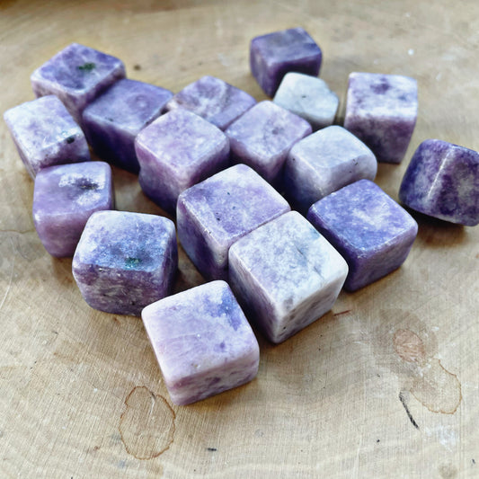 Lepidolite Cube