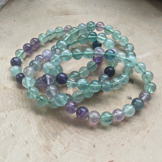 Fluorite 6mm Bracelet
